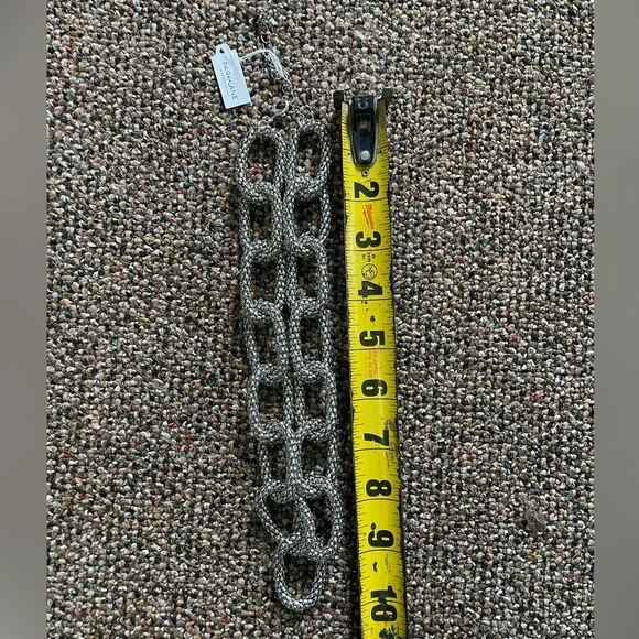 Park Lane Textured Silver Chain Necklace - Picture 2 of 3